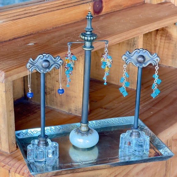 🔹HOST PICK🔹Kingman Turquoise Earrings - Picture 3 of 7